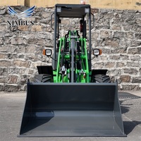 Caricatore Elettrico Industriale NIMBUS ad Alta Potenza con Sistema Idraulico a Risposta Rapida per Movimentazione Materiali in Cantiere