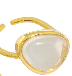 Cristal de oro de 18 quilates.