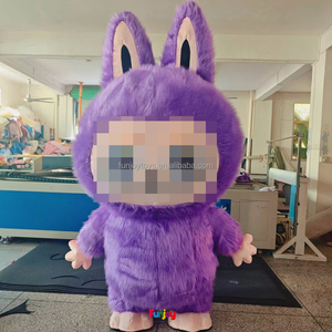 Disfraz de Mascota Inflable de Personaje Navideño Labubuu de Cuerpo Completo para Adultos al Por Mayor para Halloween - Product Image 5