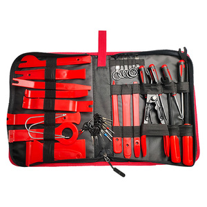 Sinodiving Juego de 19 Herramientas para Desmontar Tapicería de Coche, Alicates para Clips de Tapicería, Herramienta para Quitar Clips de Paneles de Puerta y Audio, Kit de Reparación Automotriz - Product Image 1