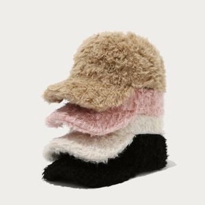 Gorra de Béisbol de 6 Paneles, de Felpa Gruesa, con Cierre Mágico, para Invierno 2025, Nueva Tendencia de Moda, para Actividades al Aire Libre - Product Image 1