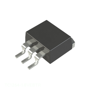 TO 263 4, D2PAK (3 fils + languette), TO 263AA Gestion de l'alimentation (PMIC) IC original REG LINEAIRE 1.8V 800MA 3DDPAK TC1264-1.8VEBTR - Product Image 1