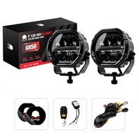 Phare de travail LED rond de haute qualité 5-7 pouces, blanc et jaune, pour 4x4, tout-terrain, DRL, camion, VTT, voiture, moto
