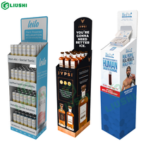 Présentoir en carton ondulé personnalisé magasin de détail Pop présentoir boisson bière vin bouteille d'eau présentoir