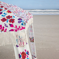 Cabana de plage en coton à quatre pieds, tente de jeu du pacifique, personnalisé UV 50 +, protection de la salle