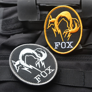 Aptodolホームアウトフィッターズ<span class=keywords><strong>FOX</strong></span>メタルギアMGSフォックスハウンドユニット刺繍アイアンオンパッチ帽子用 - Product Image 1