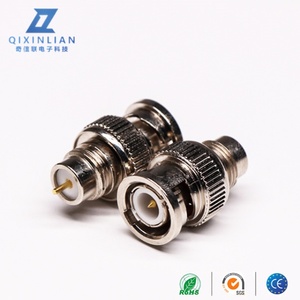 Chất lượng đồng nguyên chất <span class=keywords><strong>BNC</strong></span> tiêm đúc đầu 180 ° hàn dây loại nam cắm ổ cắm - Product Image 4