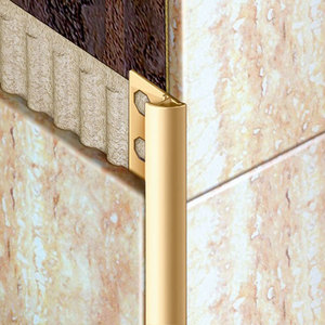 Moldura Decorativa de Metal para Exteriores, Diseño Moderno de Fábrica, Borde de Esquina de Latón para Azulejos, Tira de Acabado para Accesorios de Azulejos - Product Image 4
