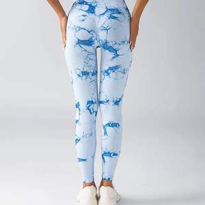 Vente en gros de leggings de yoga pour femmes prix bon marché leggings de yoga pour femmes sublimation complète leggings de yoga avec logo personnalisé pour femmes - Product Image 1