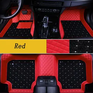 CarFashion All-Weather B2 Car Floor Mat Set in Black 2-Piece Without Mat Holder 