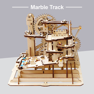 Robotime <span class=keywords><strong>Rokr</strong></span> Assemble Toys Marble Run Wood Gifts LG504 Marble Climber 3D Wooden Puzzles for Dropshipping - Product Image 3