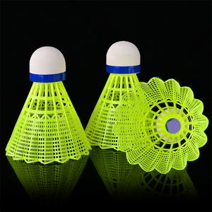 Natural Cork plastic badminton shuttlecock nylon