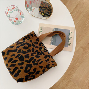 Custom Logo Handmade Weaving Shoulder <strong>Bag</strong> New Style Beach Tote with Leopard Tassel for Daily Life &amp; Gifts - Product Image 6