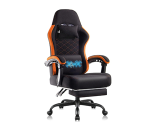 Silla <span class=keywords><strong>Gamer</strong></span> Económica de Altura Ajustable en Oferta 2026, Silla de Juego para Computadora de Cuero PU Personalizada con Reposapiés - Product Image 6