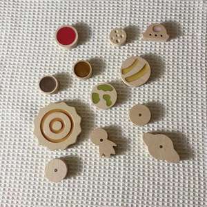 Jouets <span class=keywords><strong>Montessori</strong></span> JET, jouets d'exploration spatiale, ensemble sensoriel en bois de hêtre, jouets éducatifs, matériaux du système solaire pour enfants - Product Image 4