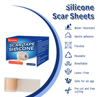 Ruban adhésif en silicone de qualité médicale Huawell 4cm x 1,5m réutilisable pour cicatrices chirurgicales, césariennes, brûlures, chéloïdes, exercices et usage médical – En stock