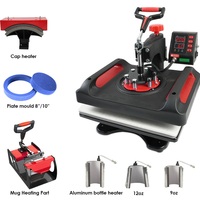 Freesub Nouveautés Machine d'impression par sublimation pour t-shirt Machine de presse à chaud multifonctionnelle 8 en 1 pour t-shirt tasses chapeau/casquettes