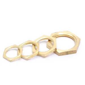 中国供应商批发抛光黄铜环形螺母六角螺母