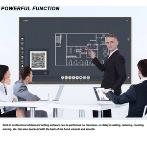 Pizarra Interactiva Inteligente de 75 Pulgadas con Proyector, Cámara Portátil, Pantalla Táctil <span class=keywords><strong>Clver</strong></span>, Sistema Operativo Dual, 20 Puntos Táctiles, en Oferta a Precio Económico - Product Image 5