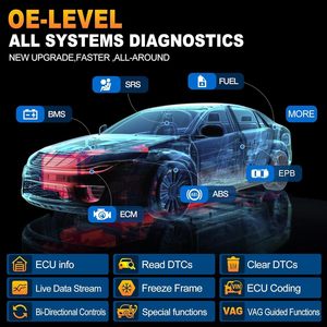 Untuk 2025 X431 PRO Elite Bidirectional Engine Analyzer Android 11 Fungsi Lengkap CANFD DOIP ECU Coding 38 Reset FCA 12V - Product Image 2