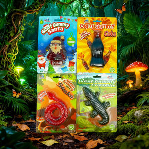 Caramelo Gigante Viral de TikTok, Gomita Dulce con Sabor a Cola, 100g, 0 Grasa, Novedad, Comida Rápida, Diseño de Cocodrilo, Tamaño King, Sin Gluten, Vegano - Product Image 4