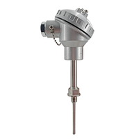 Sensor de Temperatura Pt100, Transmisor a Prueba de Explosiones 4-20ma, Alta Temperatura, Acero Inoxidable, IP65, OEM SANHE WZP