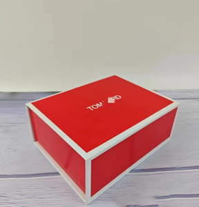 Caja de Regalo Plegable Nueva de Fábrica, Caja de Regalo Roja Clásica para Perfumes y Cosméticos, Marca de Alta Calidad con el Mismo Modelo - Product Image 4