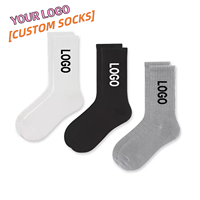 Chaussettes personnalisées avec logo, chaussettes au design personnalisé, chaussettes pour hommes et femmes