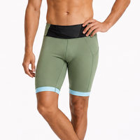 Shorts de sport athlétiques personnalisés OEM ODM pour l'entraînement, yoga, compression premium, tissu élastique, fitness, shorts pour hommes