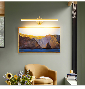 Lampe murale LED moderne et simple, nouveau design, pour intérieur, avec indice de protection IP44, idéale pour le salon, le miroir, la vanité, éclairage mural - Product Image 1