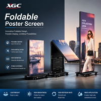 Support d'affichage LED portable léger, écran publicitaire numérique, installation facile pour la promotion d'événements et de salons professionnels
