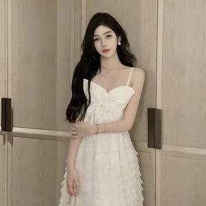 5869 # nouveau pur désir célébrité tempérament royal <span class=keywords><strong>soeur</strong></span> satin jarretelle fleur en trois dimensions minceur polyvalent <span class=keywords><strong>gilet</strong></span> haut - Product Image 2