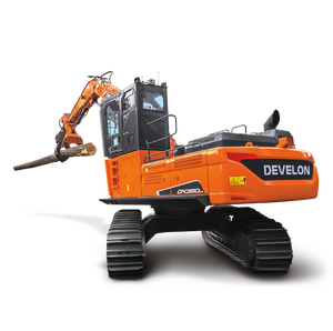 Chargeur de bois DEVELON DX380LL-5 de 51,5 tonnes pour la manutention de matériaux à haute fréquence dans des environnements extérieurs difficiles - Product Image 2