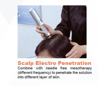 Appareil professionnel de croissance capillaire, machine d'injection capillaire avec aiguilles, masseur de cuir chevelu détoxifiant, appareils de massage du cuir chevelu, outils de spa