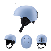 Casque de ski en matériau PC approuvé CE pour hommes et femmes, utilisation professionnelle sur double planche, résistant aux chocs, casque de sécurité réglable