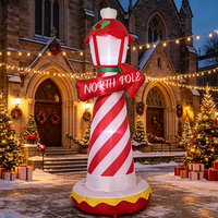 Décorations de Noël gonflables personnalisées de 7 pieds pour l'extérieur, best-seller, avec éclairage LED