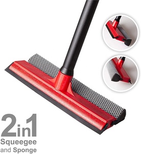 EcoClean Nettoyant multifonction 2 en 1 Pare-brise 8 pouces Lame en caoutchouc souple Éponge <span class=keywords><strong>Raclette</strong></span> <span class=keywords><strong>pour</strong></span> <span class=keywords><strong>vitres</strong></span> de voiture - Product Image 2