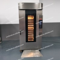 VBJX 32 Plateaux Équipement Industriel de Grande Taille pour la Cuisson du Pain de Boulangerie Machine à 64 Plateaux Four Rotatif