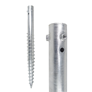 Q235B Hot DIP Galvanizing N Series Tornillo de tierra para montaje solar - Product Image 1