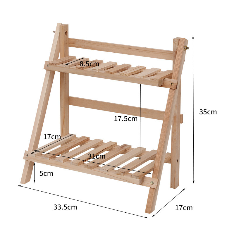 No installation required, natural wood color