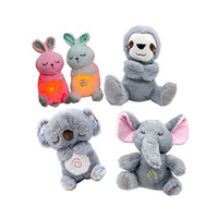 Jouet en peluche loutre qui ronfle l'ours respirant