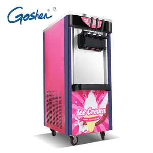 CE onaylı yumuşak dondurma makinesi dondurulmuş yoğurt dondurma yapma makinesi ile LCD ekran Mix 3 tatlar fabrika doğrudan satış
