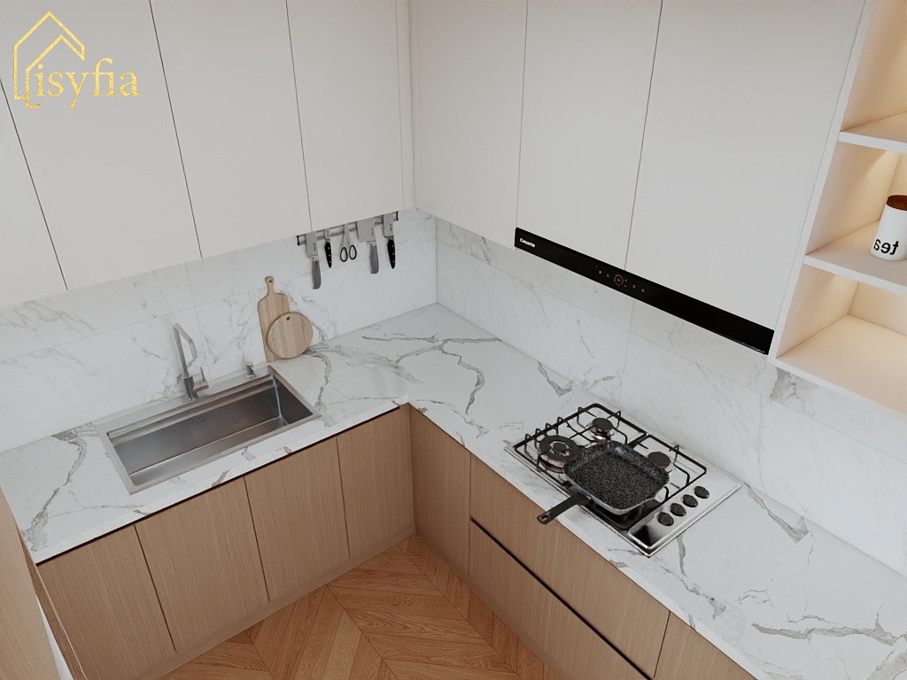 Mueble de cocina blanco