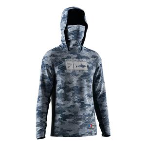 T-shirt à capuche de pêche pour homme, haute performance, séchage rapide, écologique, protection solaire - Product Image 3