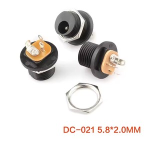 DC nối DC021 5.8*2.0 Ổ cắm điện DC-021 3-pin jack - Product Image 1