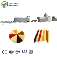 Machine extrudeuse automatique de céréales en acier inoxydable avec mélangeur pour la production de riz nutritif et de konjac