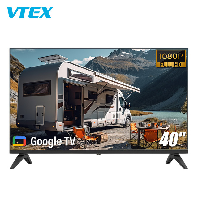 40" RV Goo-gle Smart TV FHD 1G 8G Chromecast Marine Caravan Android Television Set Outdoor Camping 12V DC Car TV