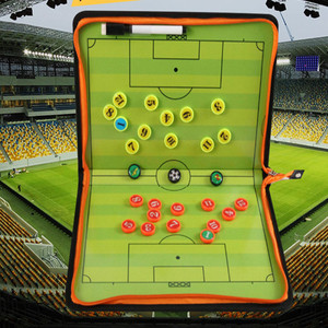 Fournitures pour entraîneurs d'usine en gros Planche tactique de <span class=keywords><strong>football</strong></span> et de basket-ball de style logo en PU pour l'entraînement - Product Image 5