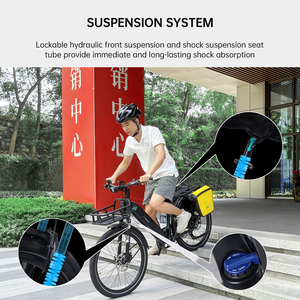 Vélo <span class=keywords><strong>Cargo</strong></span> avec Moteur Bafang, Vélo Électrique avec Freins Hydrauliques, avec Batterie Samsung, pour Livraison - Product Image 5