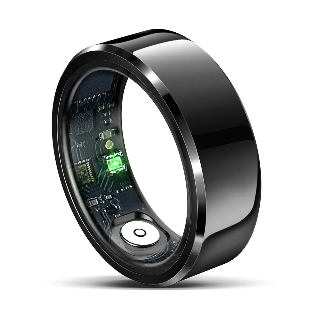 2024 R6 Smart Ring 5ATM Waterproof Blood Oxygen Heart Rate Blood Pressure Sleep Monitor Sports Health Tracker Smart Rings